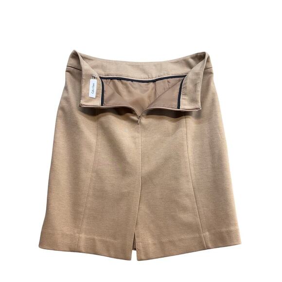 Women's‎ Calvin Klein Tan Blazer and Skirt Set Preppy Light Academia 6P - Picture 11 of 16